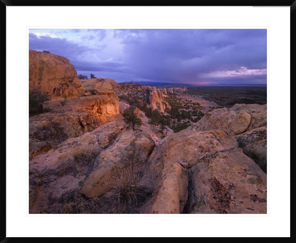 Rocky Outcroppings In El Malpais National Monument, New Mexico, 38"x30"