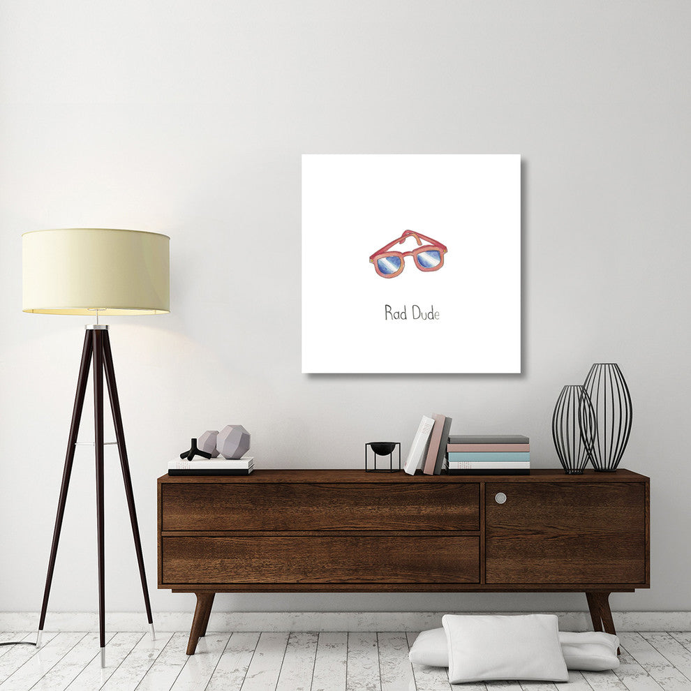 "Surfer Dude V" Digital Paper Print by Elyse DeNeige, 38"x38"