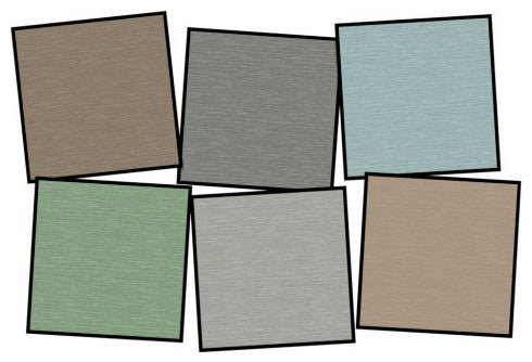 Flagship Carpets CW1865-15S12 Two Tone Neutral, Set of 12