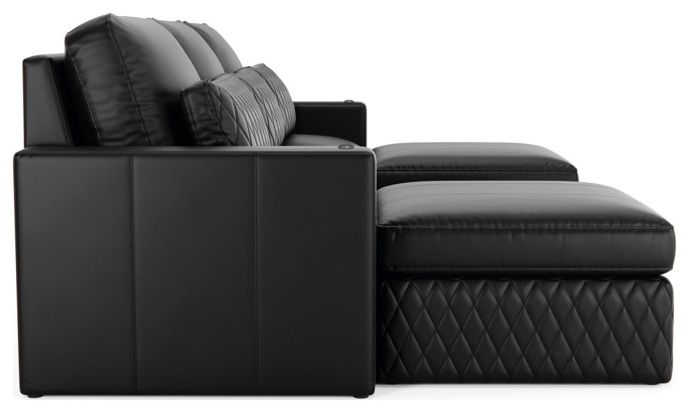 Seatcraft Diamante, Black, 5-Piece Sofa