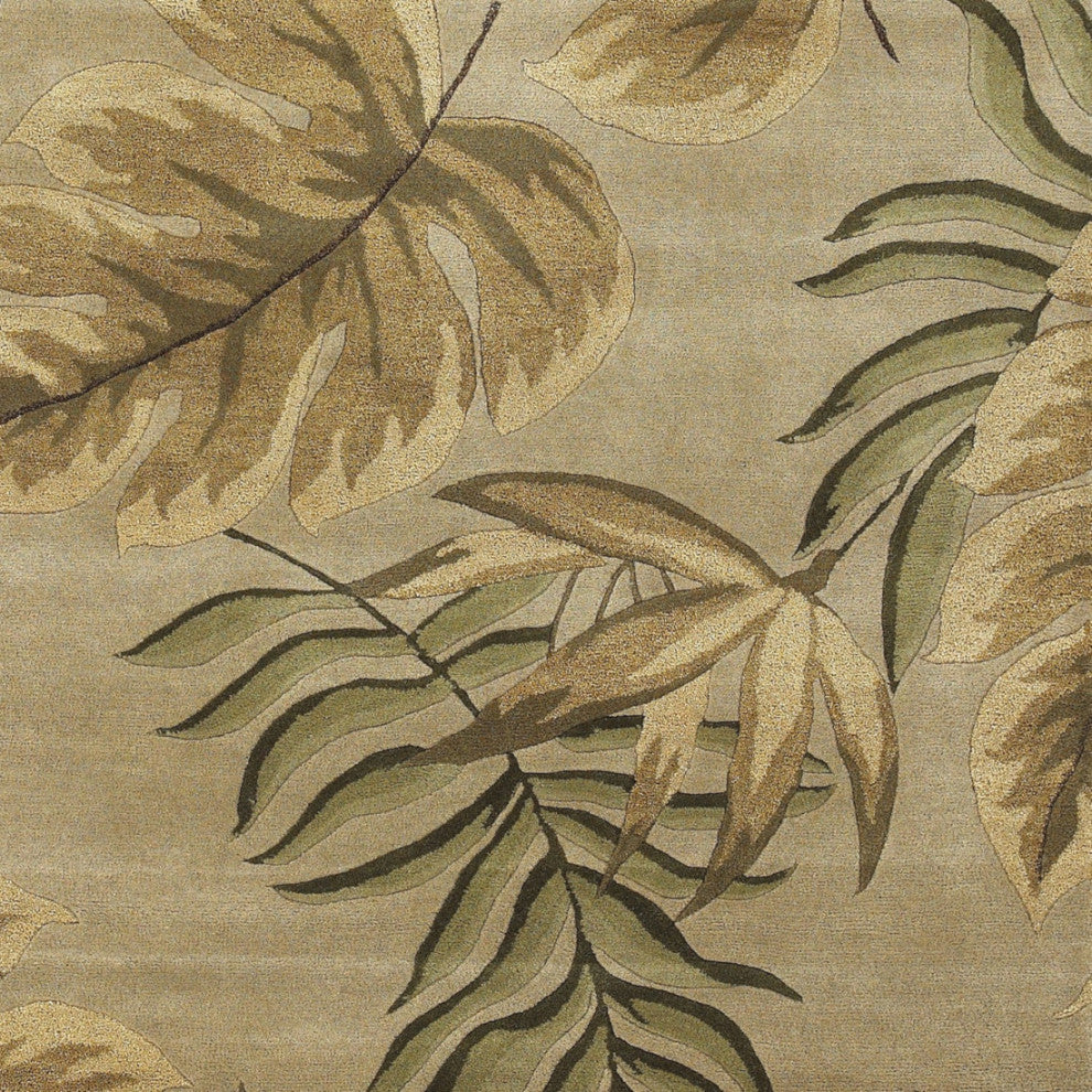 KAS Havana 2614 Sand Fauna Area Rug, 8'x10'6"