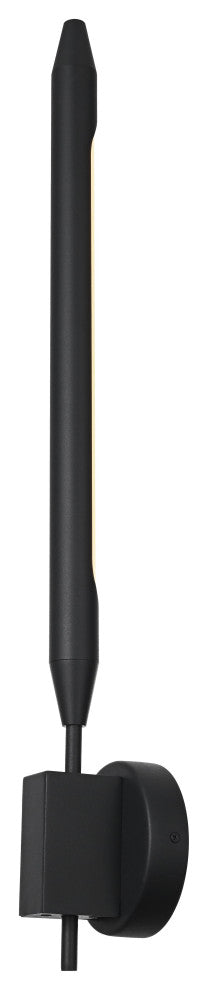 Home Living 5" Outdoor Wall Sconce, Black