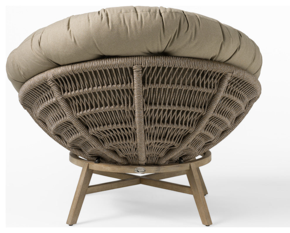 Renava Moon Outdoor Beige Lounge Chair
