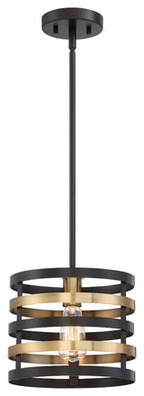 Mya 1-Light Mini-Pendant, Antique Bronze