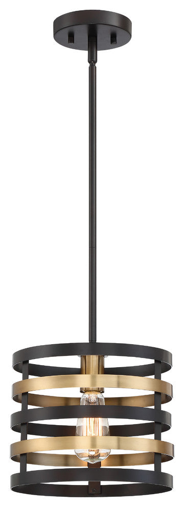 Mya 1-Light Mini-Pendant, Antique Bronze