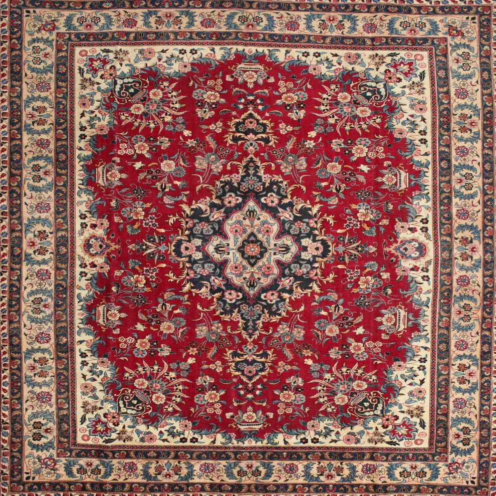 Ahgly Company Indoor Square Traditional Area Rugs, 3' Square