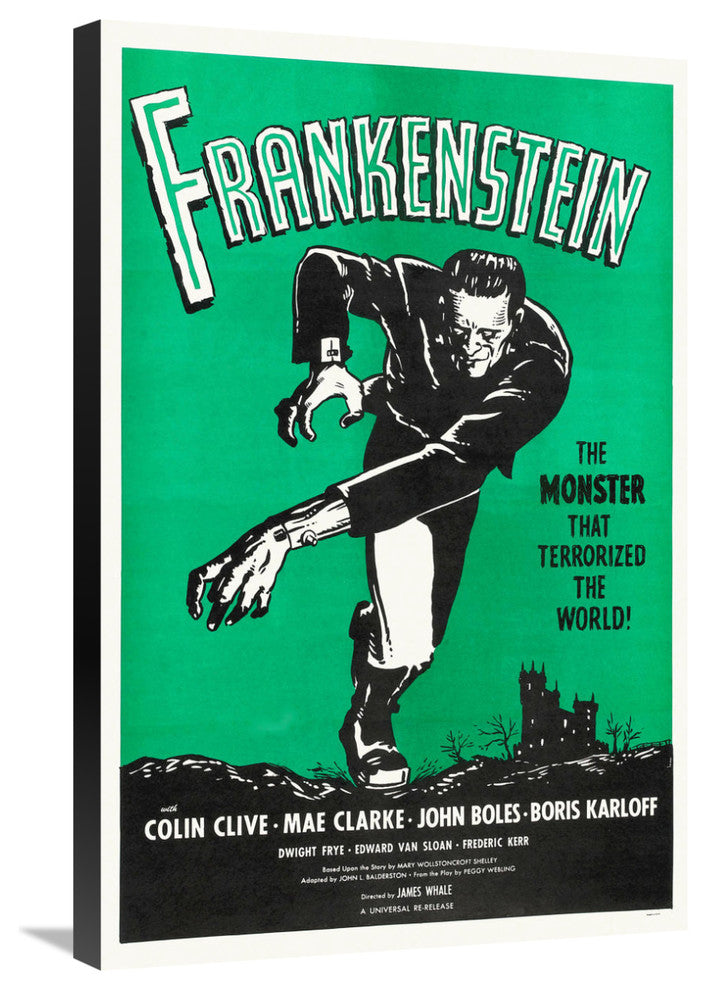 "Frankenstein Rerelease 1960" Canvas by Hollywood Photo Archive, 20x30"