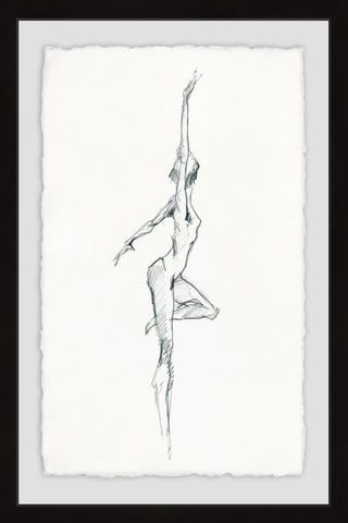 "Free Style II" Framed Painting Print, 20"x30"