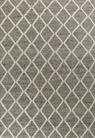 Cortico 6162 Dark Gray Diamonds Rug, 5'x7'