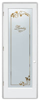 Laundry Door - Grape Ivy Melany - Primed - 36" x 96" - Knob on Right - Pull Open