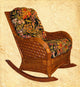 Kingston Reef Rocker in Cinnamon, Midnight Fabric