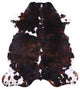 6' 11" X 6' 2" Natural Cowhide Rug C1997