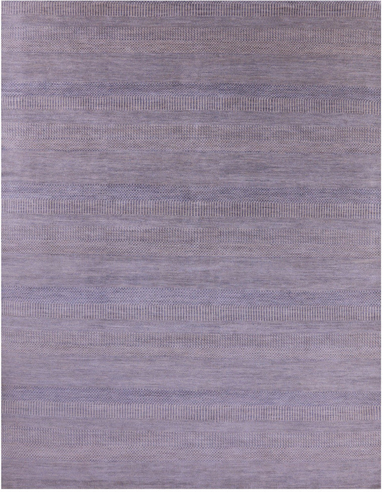 8' 1" X 10' 2" Savannah Grass Wool and Silk Hand Knotted Rug Q11957