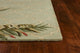 KAS Sparta 3153 Sage Tropical Mosaic Area Rug, 2'6"x10' Runner