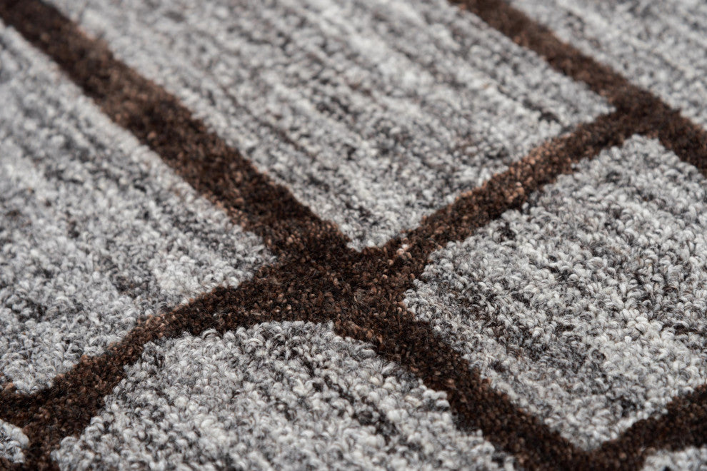 Rizzy Home BKR104 Becker Area Rug8'9"x11'9" Gray