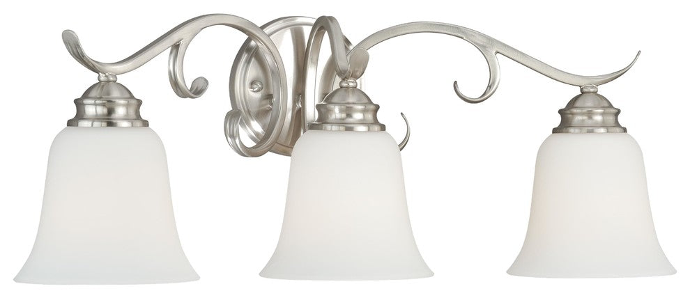 Hartford 3-Light Vanity Satin Nickel