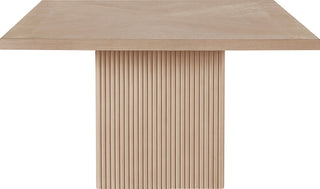 Belinda Beech Wood and Oak Veneer  Dining Table, Oak, 54" W X 54" D, 1 Table