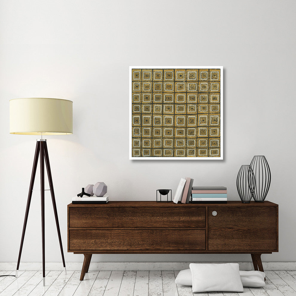 "Square in Square" Digital Paper Print by Kathrine Lovell, 38"x38"