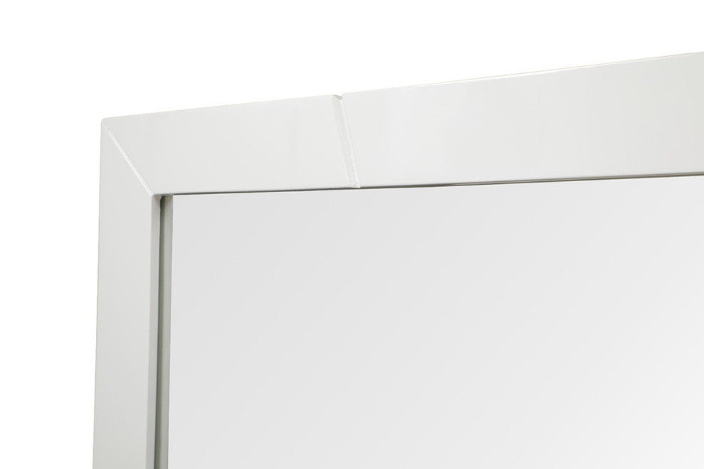 Modrest Chrysler Modern White Mirror