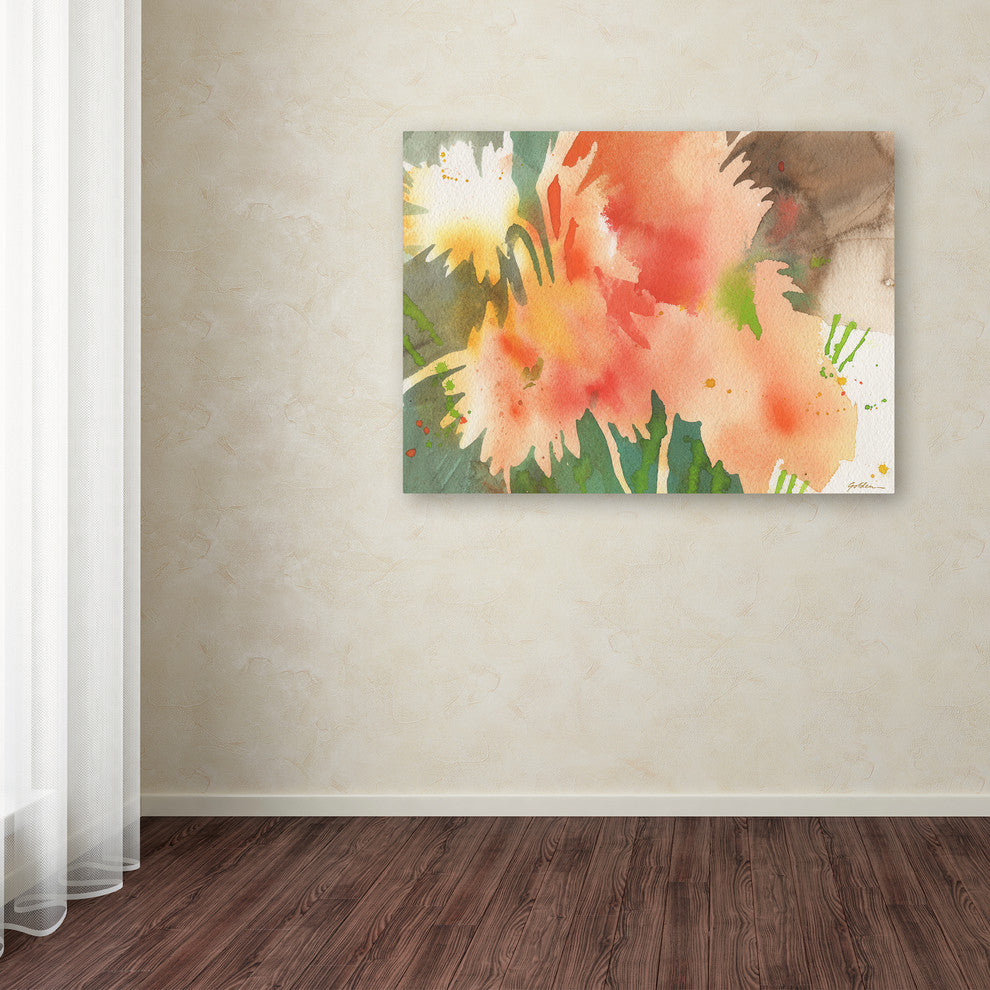 Sheila Golden ''Daisy Abstraction'' Canvas Art, 19"x14"