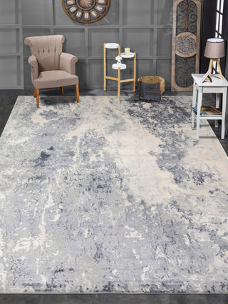 Noori Rug High-Low Barron Silver/Charcoal Rug