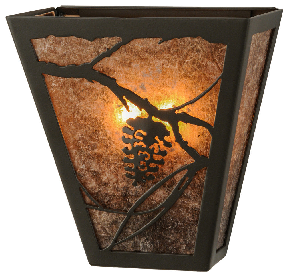 7"W Whispering Pines Wall Sconce