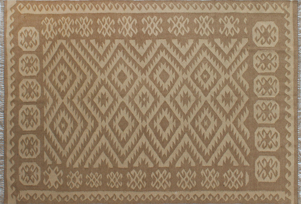Winchester Kilim Fernleig Beige Rug, 5'3x7'7