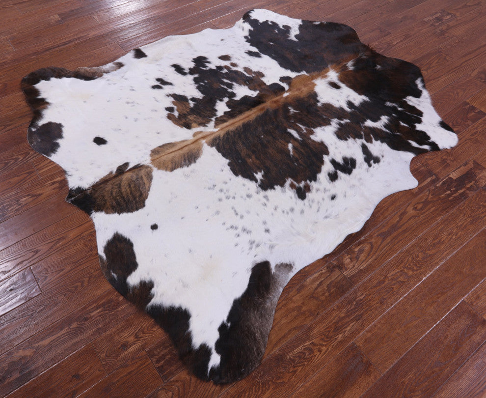 Natural Cowhide Rug 6' 4" X 6' 4" C2213
