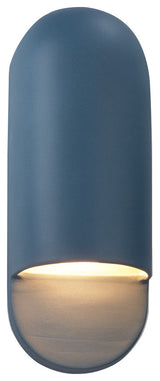 Capsule Outdoor Wall Sconce, Small, Dedicated LED, Midnight Sky