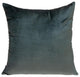 Dark Gray and Pink Dual Solid Color Reversible Throw Pillow