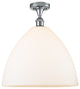 Innovations 516-1C-PC-GBD-161-LED 1 Light Semi-Flush Mount, Polished Chrome