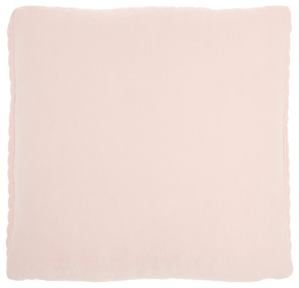 Mina Victory ET299 Throw Pillow, Blush, 18" x 18"
