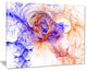 "Wings of Angels Blue" Abstract Digital Art Canvas Print