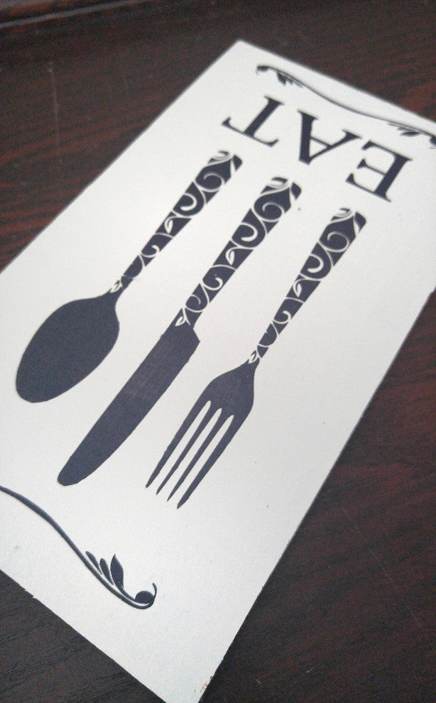 "Eat" Sign