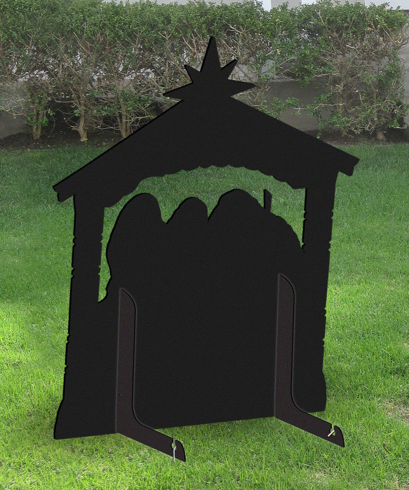 Outdoor Nativity 44 Inch Free Standing