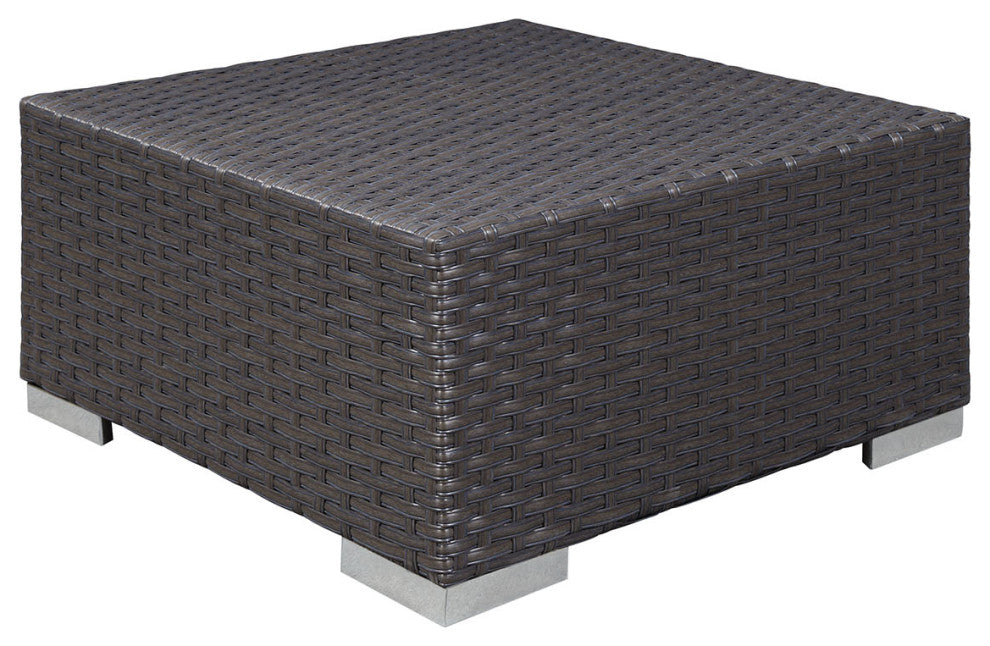 Sojourn Outdoor Patio Sunbrella, Ottoman, Canvas Navy