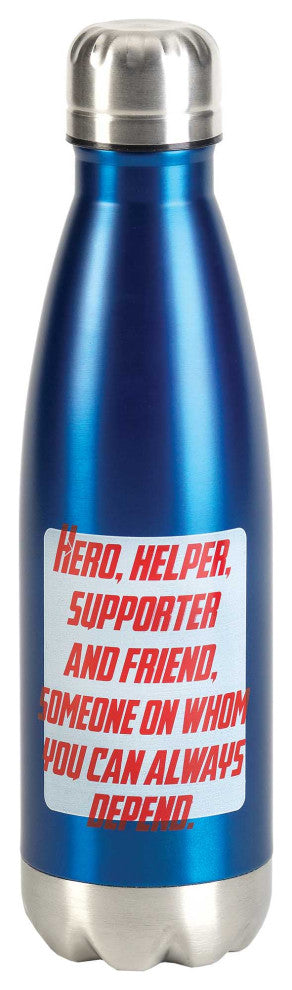 Hero Helper Supporter, Water Bottle, 17 Oz