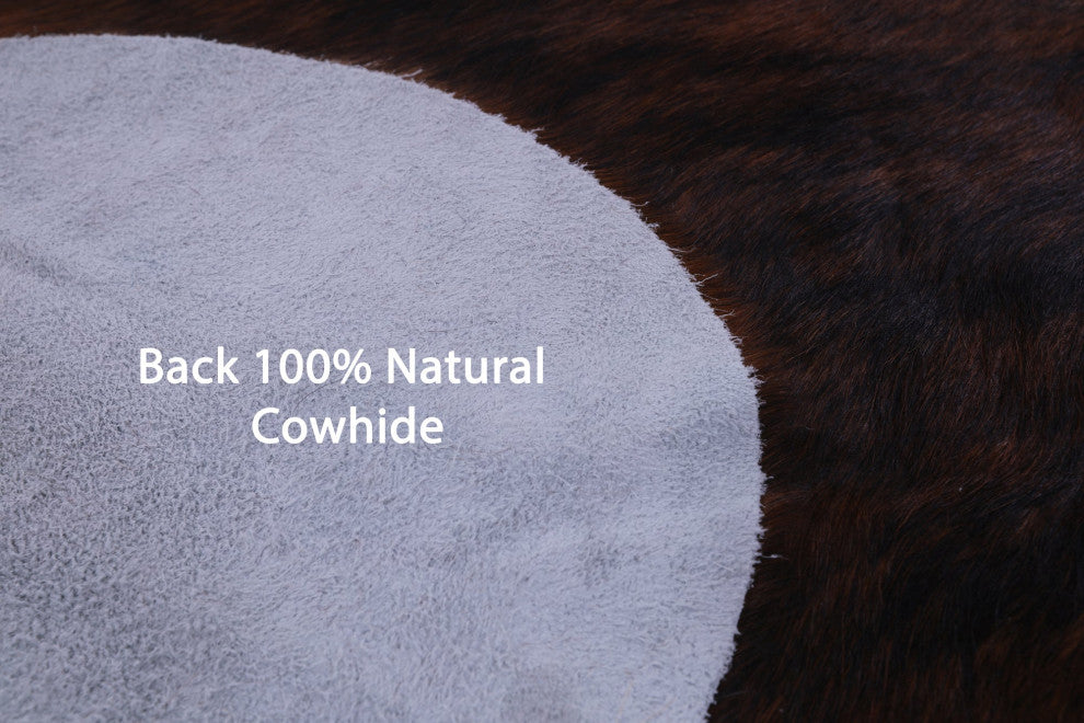 Brindle Natural Cowhide Rug 6' 6" X 6' 3" C2222