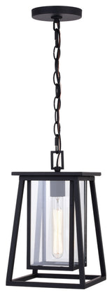 Blackwell 1-Light Outdoor Pendant, Matte Black