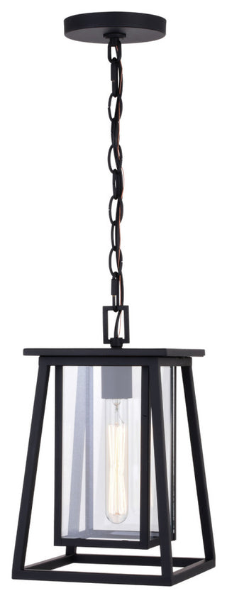 Blackwell 1-Light Outdoor Pendant, Matte Black