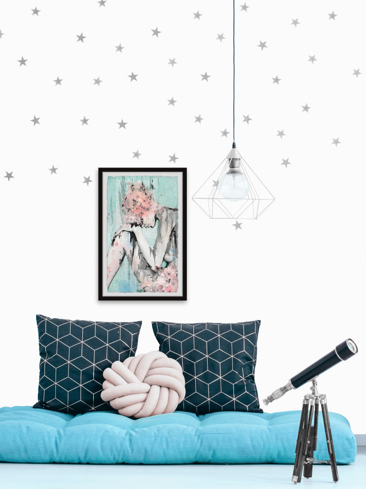 "Speechless" Framed Painting Print, 8x12