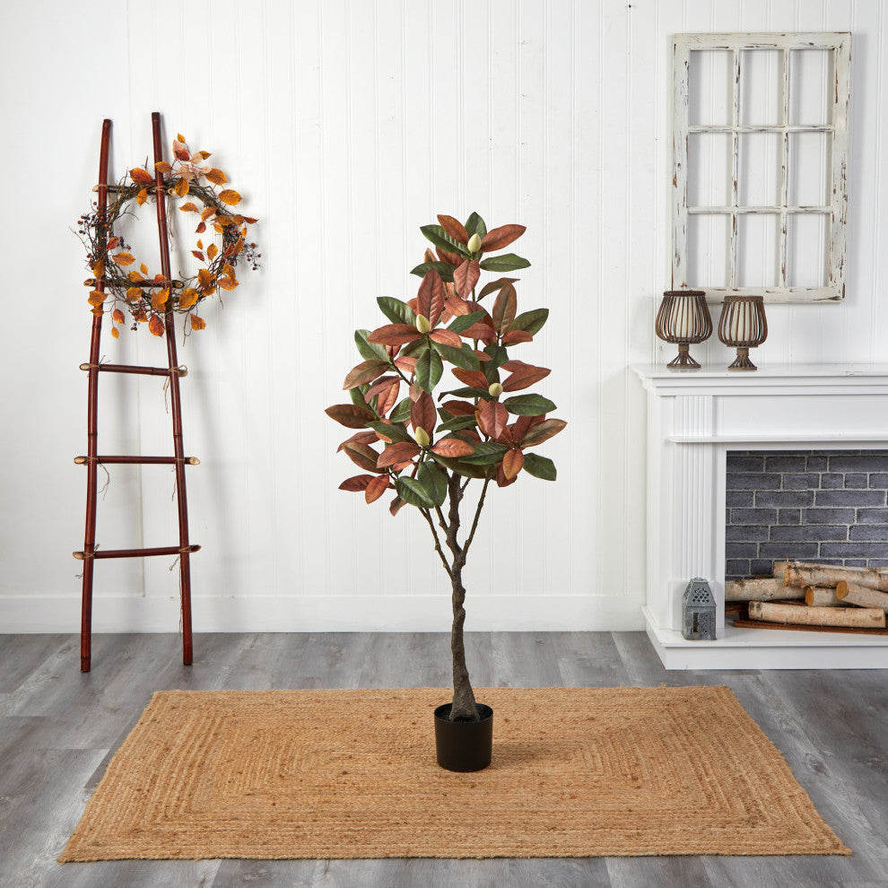 Product in room environment; full tree visible, lifestyle context.
