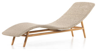 Portia Outdoor Chaise Lounge-White