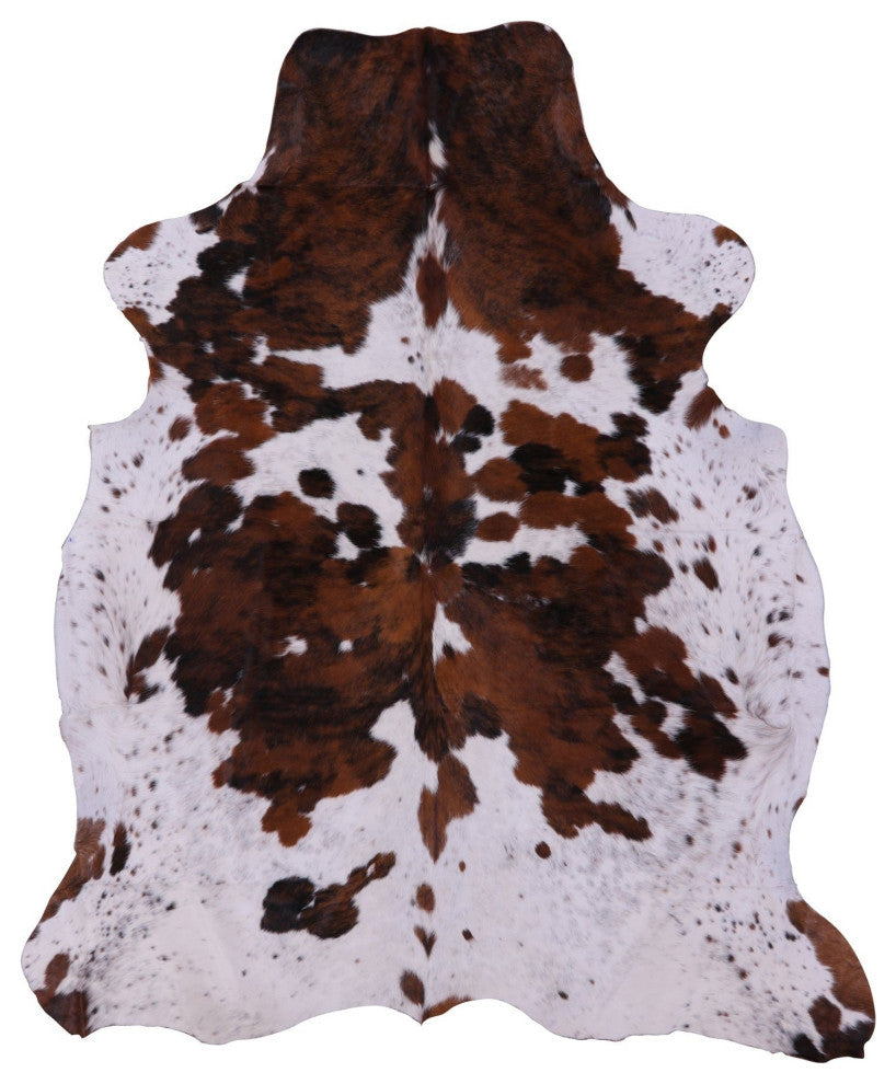 7' 10" X 6' 9" Organic Natural Hair-On Cowhide Area Rug C1760