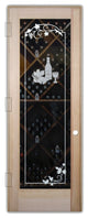 Wine Door - Wine Tasting - Douglas Fir (stain grade) - 30" x 80" - Knob on...