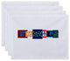 18"x14" Family Fun, Word Print Placemat, Blue, Set of 4