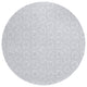 Indoor/Outdoor Seabreeze SZ10 Silver Machine Washable 8' x 8' Round Rug