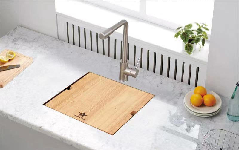 Workstation Undermount Single Bowl Matte Black Stainless Kitchen Sink