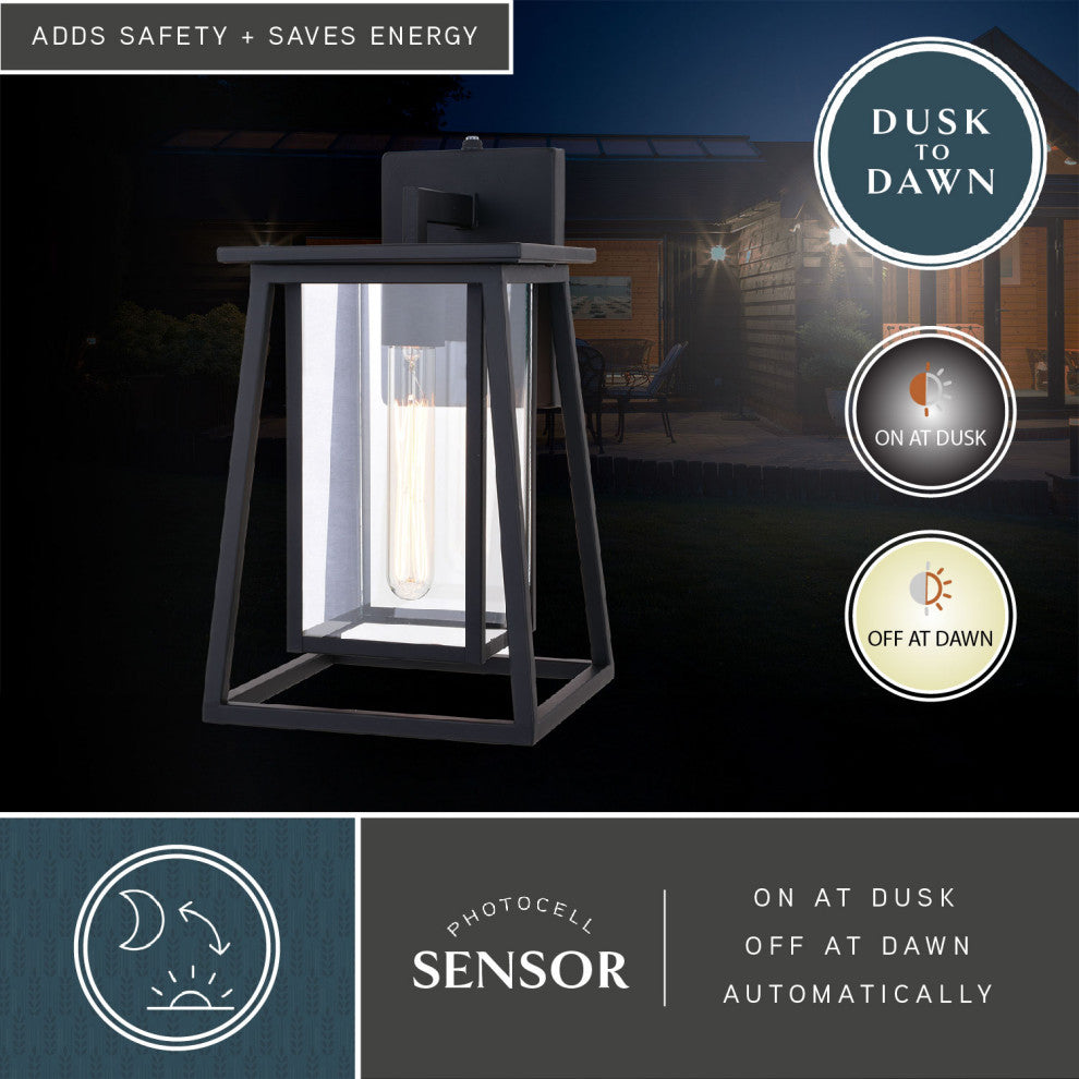 Blackwell 8" Outdoor Wall Light Matte Black