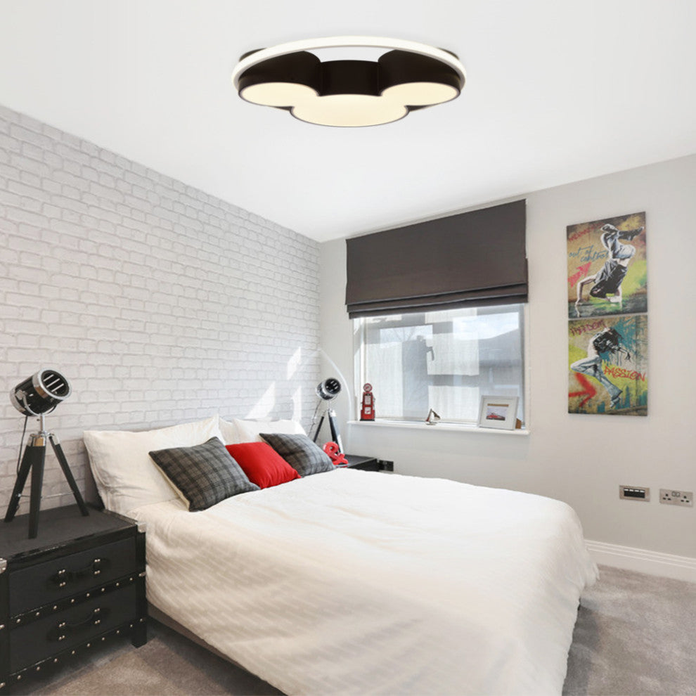 Cartoon Dimmable Led Flush Mount, 20"